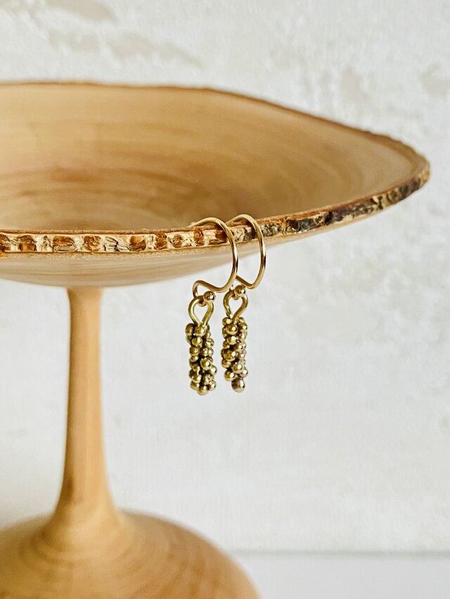 【受注生産】Berryピアス | 真鍮・14KGF