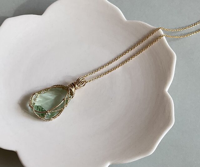 シエラ産希少サイババグリーンアンダラのジュエリー“新たな日々