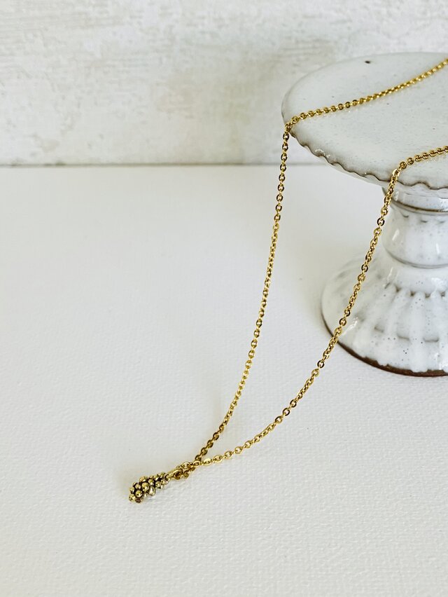 【受注生産】Berry ネックレス | 真鍮　