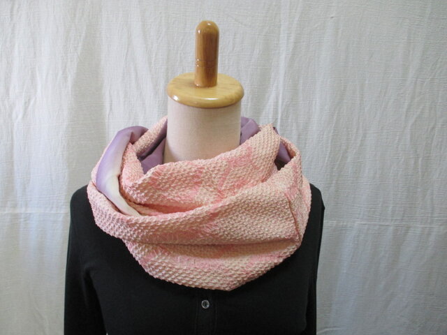 s18 スヌード 着物リメイク ネックウォーマー マフラー ストール