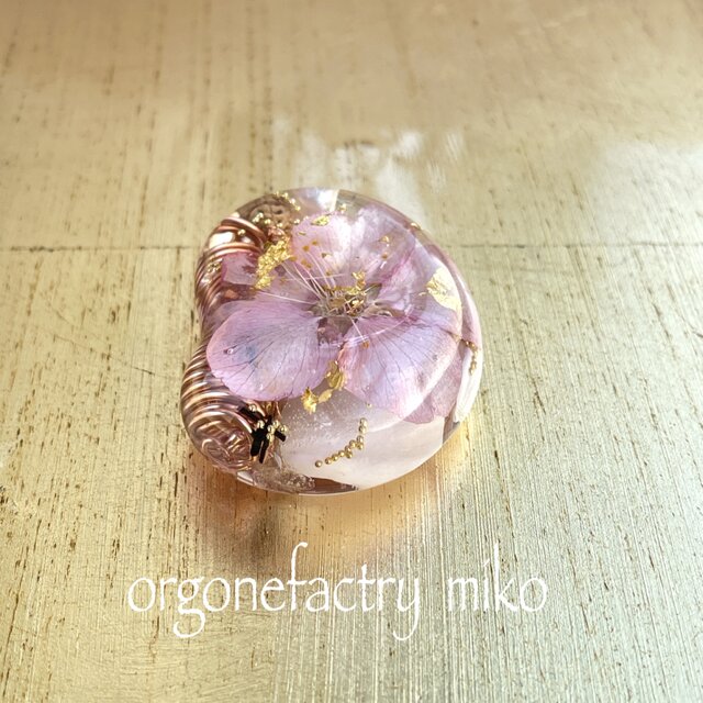 桜 箸置き型 お守り 開運 愛と叡智 オルゴナイト | iichi 日々の暮らし