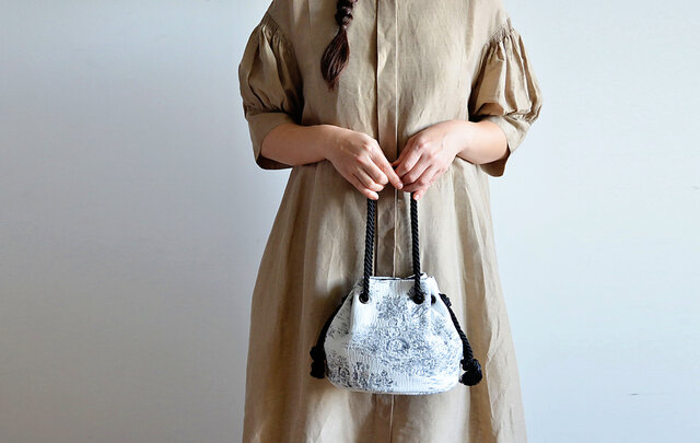 SAFECO　フランス生地　ジャガード　がま口お財布バッグ SAFECO フランス生地 ジャガード がま口お財布バッグ | iichi