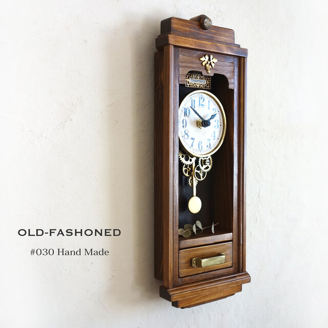 送料無料】OLD FASHIONED #030 レトロな時計 Sサイズ 1点物 