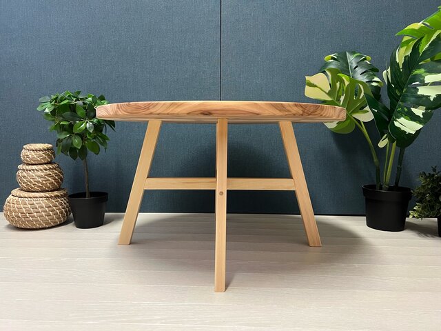 【送料無料】 ローテーブル 丸形 60cm スギ 木組固定脚 it-6609f14ecfcbf-1200.jpg