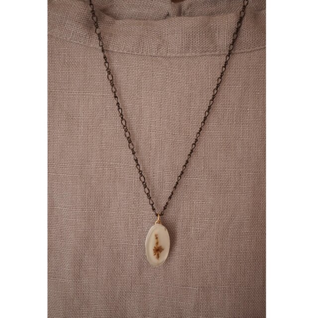 神秘風景Ⅱ ~デンドリティックアゲートのペンダント | iichi 日々の