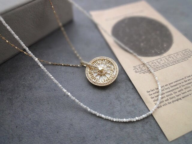 セット販売】 2WAYネックレス □ 星座盤のペンダントトップ ロング