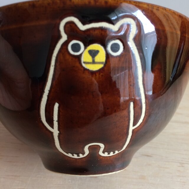 クマの茶碗 | iichi 日々の暮らしを心地よくするハンドメイドや