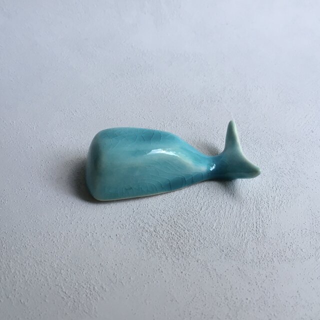 クジラの箸置き_トルコブルー
