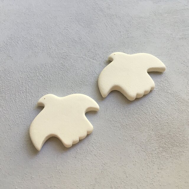 小鳥の箸置きセット_ホワイト