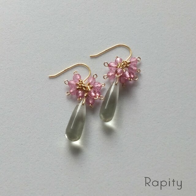 maumaumau様◇専用グリーンアメシスト/MOPトリプレット×トパーズ