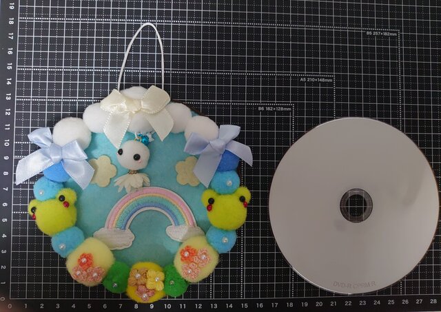 イルカメ　フェルトリース　梅雨＆七夕　オーダー 1943209490.jpg?1686913424