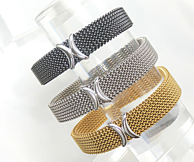 復刻版】1960年代に流行したミラネーゼ・メッシュブレスレット