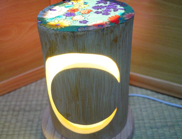 ◇両面彫◇竹灯り・竹あかり・竹灯籠 ～～ 癒しの灯り 華衣ライン