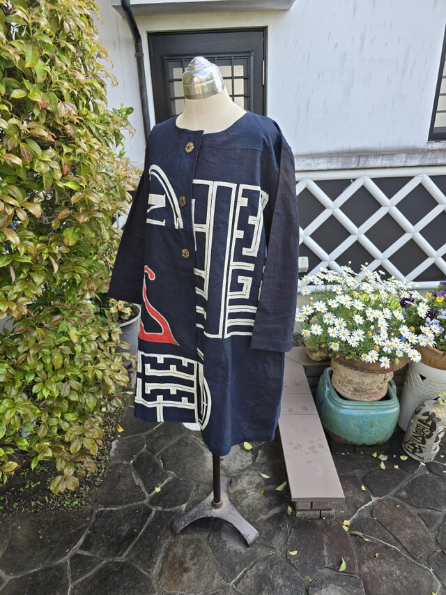 着物リメイク 手作り 半纏 コート | iichi 日々の暮らしを心地よくする