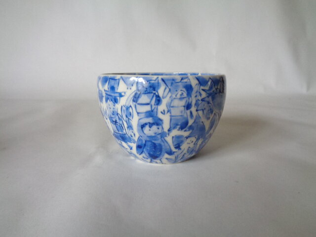 染付煎茶碗③ | iichi 日々の暮らしを心地よくするハンドメイド