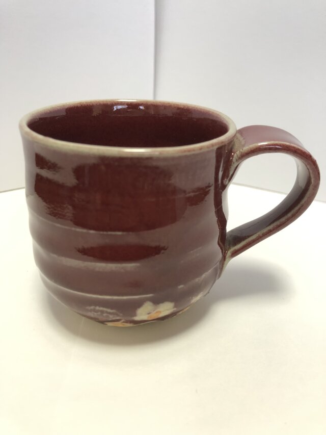 小ぶりなサイズでカワイイ辰砂がオシャレなコーヒーカップ