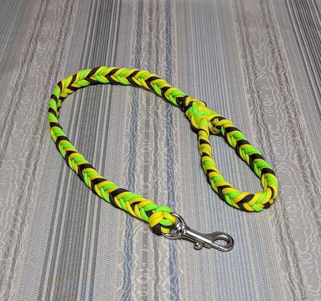 パラコード 犬 カート用 ショートリード no.45 ショートリード 大型犬