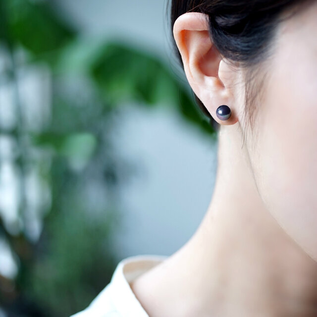 希少石フェナカイト　ブラジル産14kgfピアス　刻印あり 希少石フェナカイト ブラジル産 14kgfスタッドピアス 【刻印あり