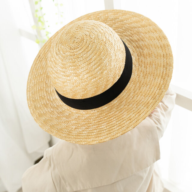 ロロピアーナ ハット 麦わら帽子 M odds｜【40%OFF】MUGI RIBBON HAT 麦わらハットカンカン帽 帽子