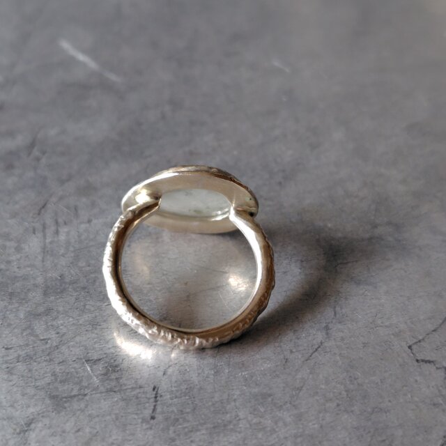 糸魚川翡翠シルバーリング#9.5〜10 | iichi 日々の暮らしを心地よく