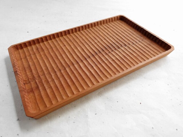 我谷盆 櫟(イチイ) 30×18×2cm ナチュラル | iichi 日々の暮らし