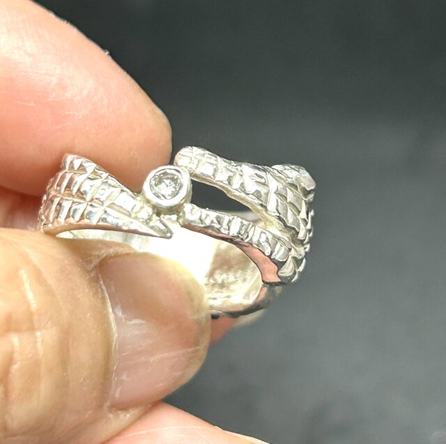 クロコダイルのリング | iichi 日々の暮らしを心地よくする