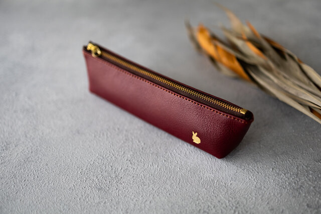 【レア】MONBLAC ペンケース4本 ボルドー レア】MONBLAC ペンケース4本 ボルドー レア】MONBLAC ペン