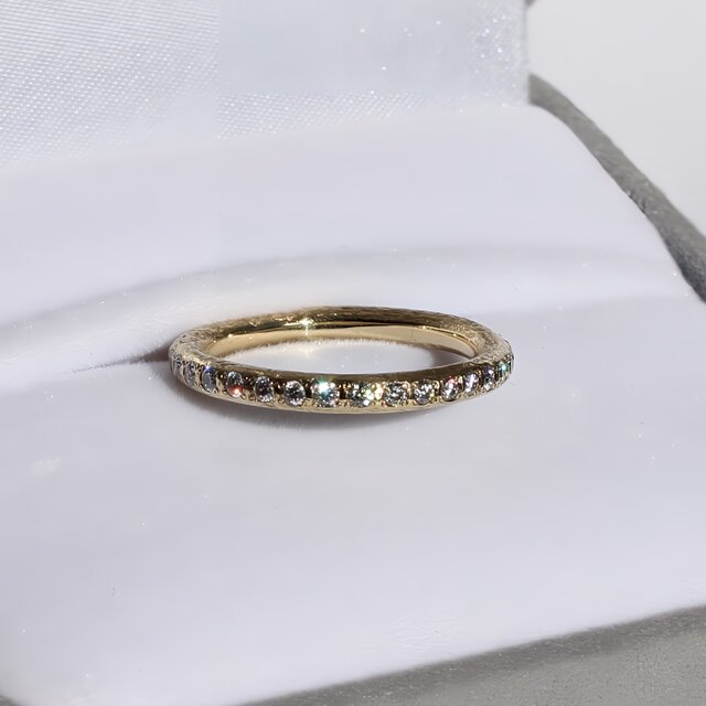 Paik moissanite full eternity / K10YG