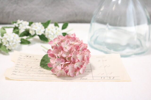 布花 小さな紫陽花ブローチ 1220 | iichi 日々の暮らしを