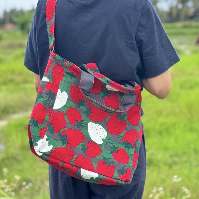 ショルダートート「一期一会」再会_大粒