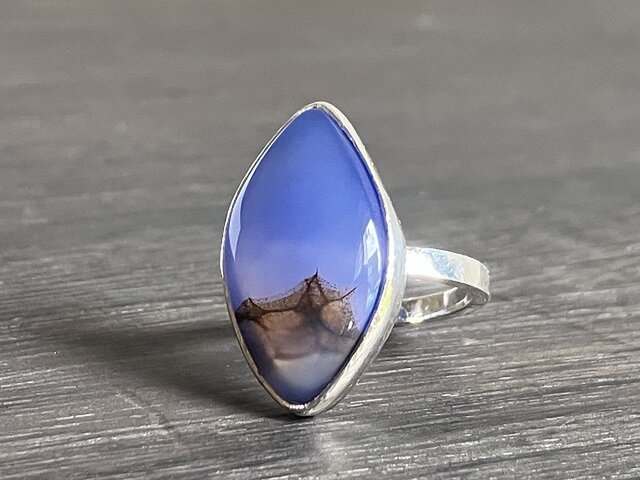 アンティーク　リング　アゲート デンドリティック アゲートリング / Dendritic Agate Ring 5b