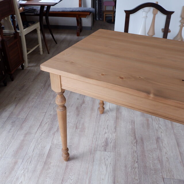 ダイニングテーブル テーブル 天然木 シンプル アンティーク風 