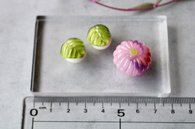 柏餅とちまき　ガラス細工　ミニチュア manbouya_pl-fc181287