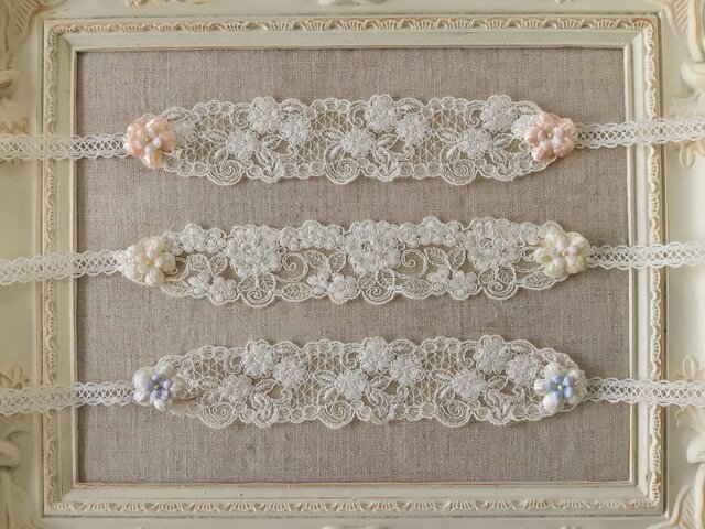 フランスアンティーク 〜❤︎ ヘッドドレス 布花 ❤︎〜 アンティークレース it-664caee946bbd-1200.jpg