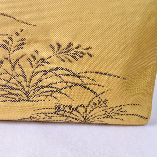 帯リメイク 四角いミニバック | iichi 日々の暮らしを心地よくする