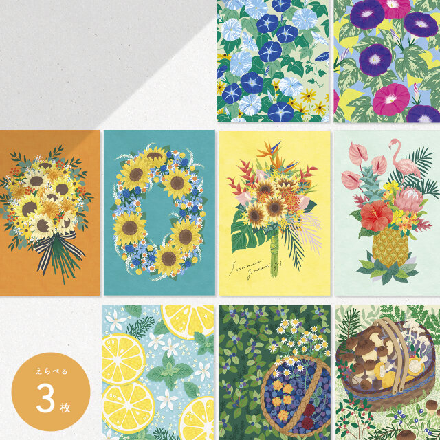 Summer ポストカード / 選べる３枚セット
