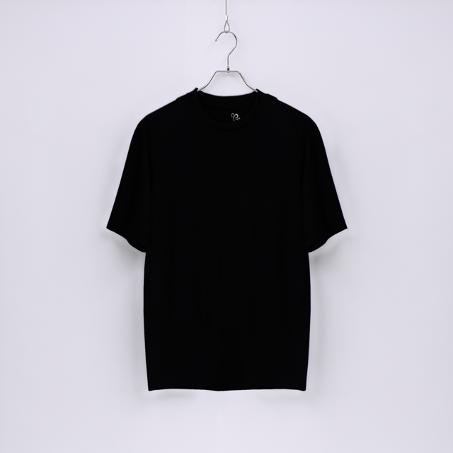 【ユニセックス】C FLEX　メリノウールTシャツ　(10 ブラック　LLサイズ)