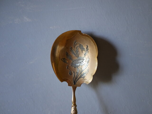 ミネルヴァ刻印 サービングスプーン フランスアンティーク