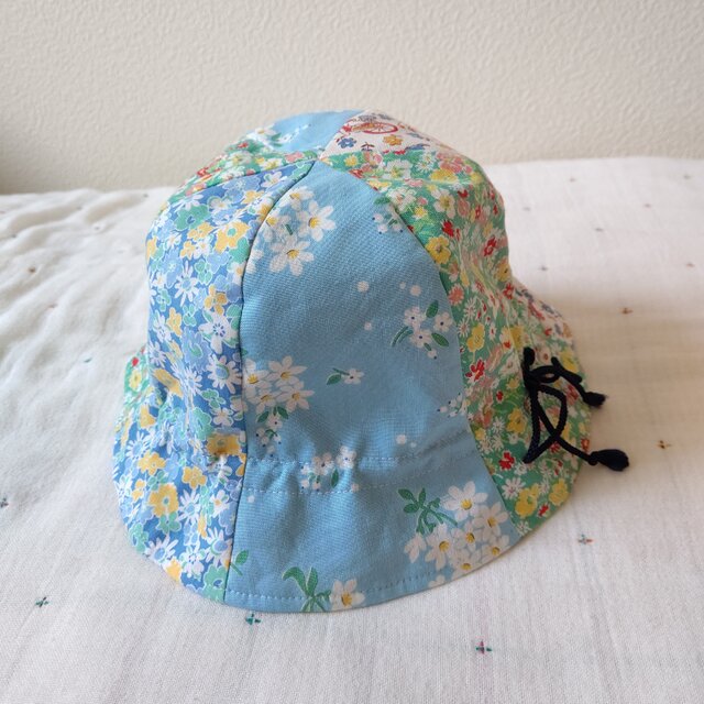 USA COTTON ベビーハット *サックス*