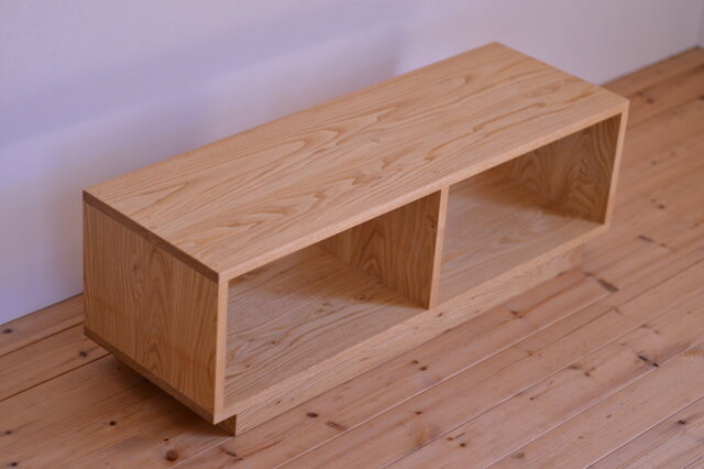 無垢クリ（栗の木）・TVボード（オープンタイプ）※サイズオーダー可