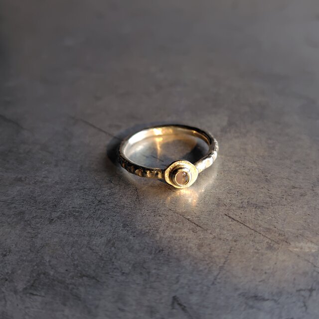 アレキサンドライトキャッツアイシルバーリング#9.5 | iichi 日々の