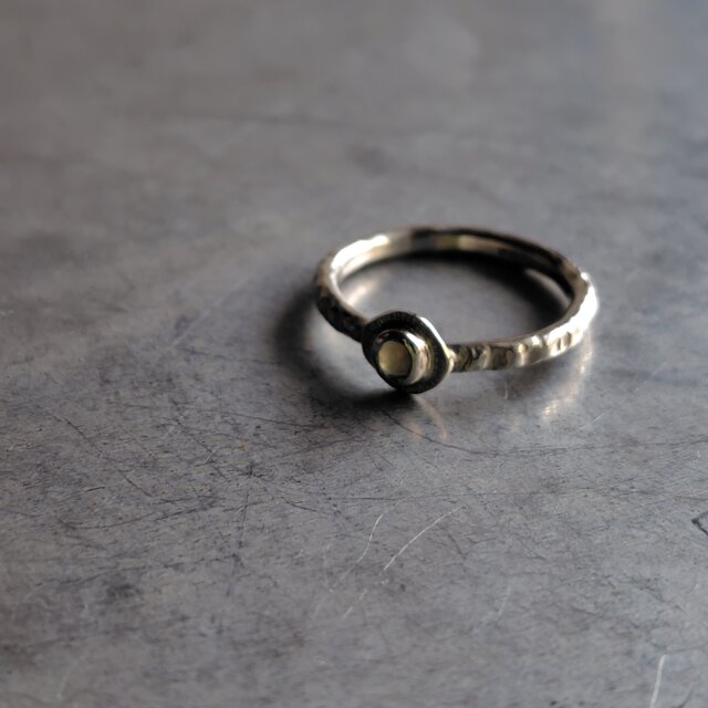 アレキサンドライトキャッツアイシルバーリング#9.5 | iichi 日々の