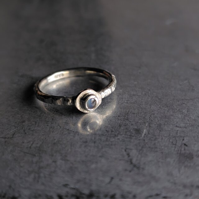 アレキサンドライトキャッツアイシルバーリング#9.5 | iichi 日々の