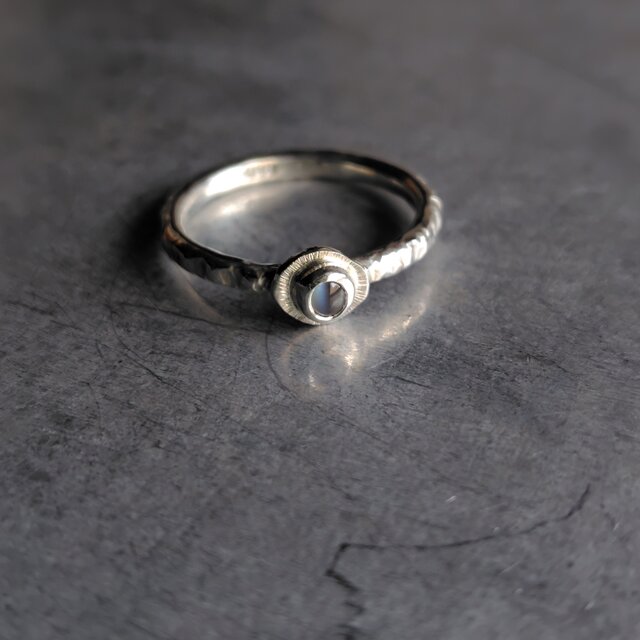 アレキサンドライトキャッツアイシルバーリング#9.5 | iichi 日々の