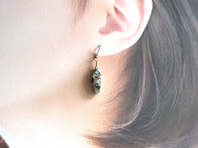 skygray❤️ 14kgfピアス skygray❤️ 14kgfピアス ケシパールの14KGFピアス】 | clagh-skeealyn