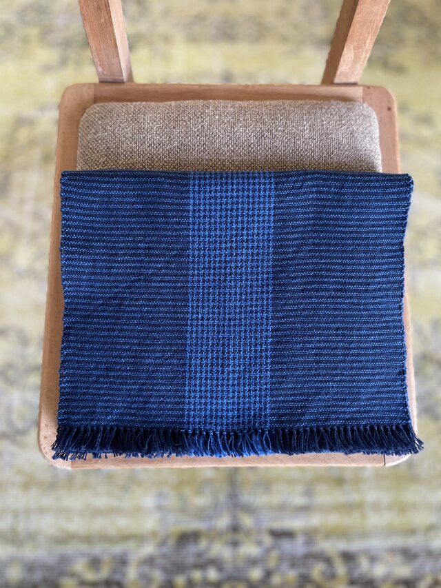 手織り綿ストール