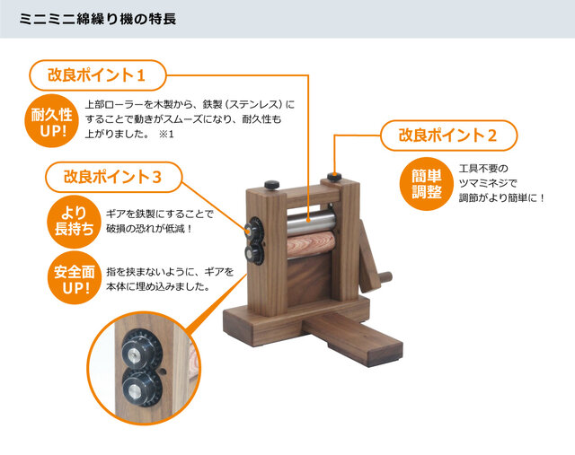 古民具　綿繰り機 82d007c9dc5279babb1ad40e648b5b