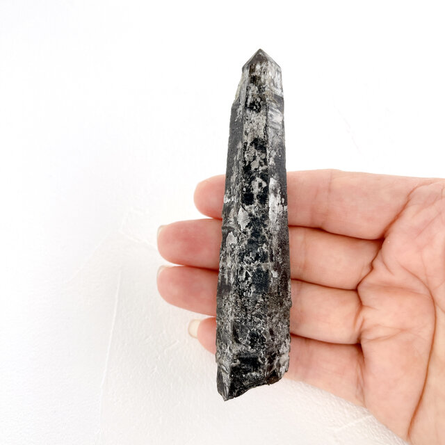 モリオン モリオン ポイント （黒水晶） （チベット産） No.23