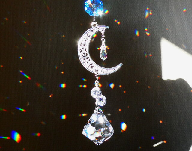 サンキャッチャー スワロフスキーオーナメントベル 現品限り✩.*˚さっちゃん様 サンキャッチャー スワロフスキーオーナメントベル 現品限り