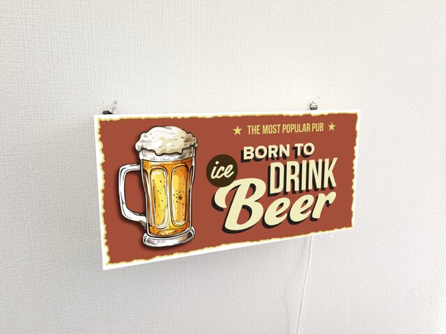 Lサイズ】BEER ビール 生ビール ジョッキ パブ スナック カフェ バー